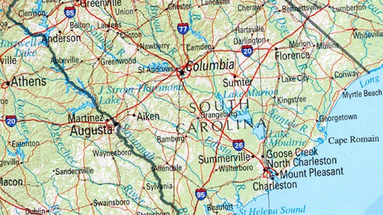 Map Of Sc And Ga Map Of South Carolina - America Maps - Map Pictures