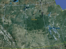 satellite map of canada3