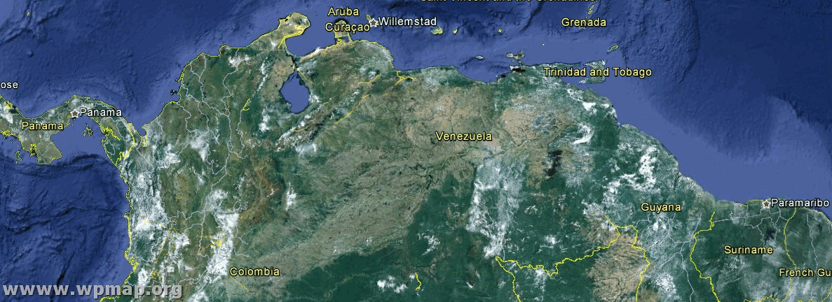 Satellite Map Of Venezuela Satellite Images Map Pictures