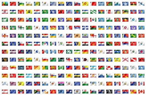 printable flags of the world with names