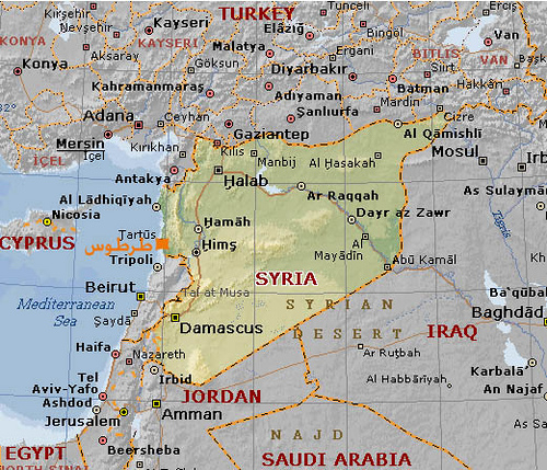 Syria Map Tartus