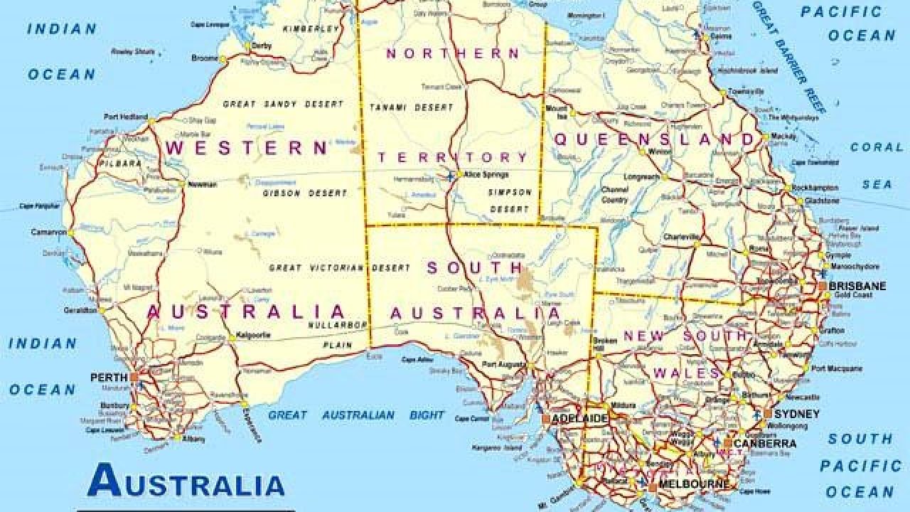 Australia Map - Australia Maps - Map Pictures