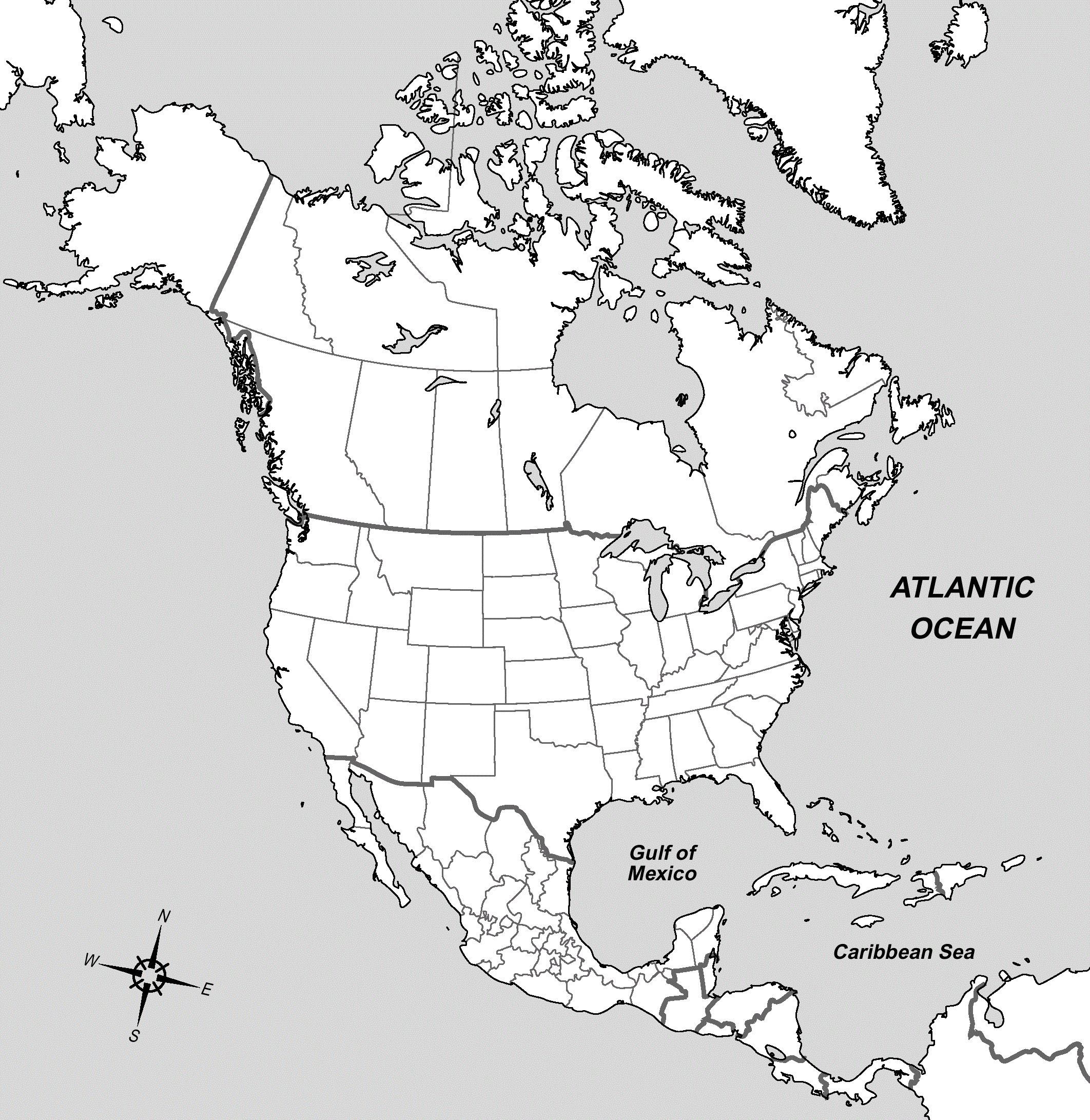 north america blank map gif Map Pictures