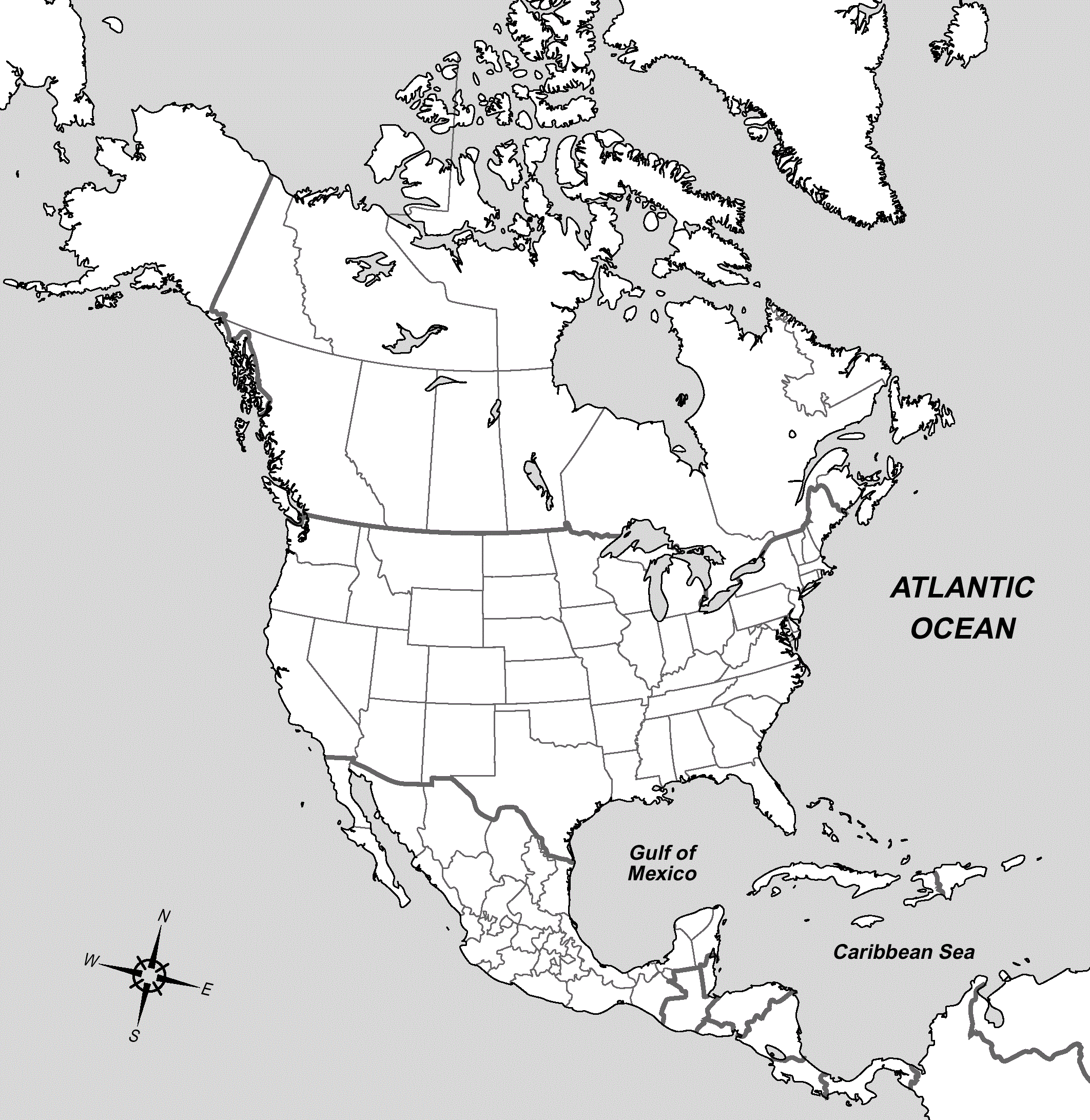 North america blank map gif Map Pictures