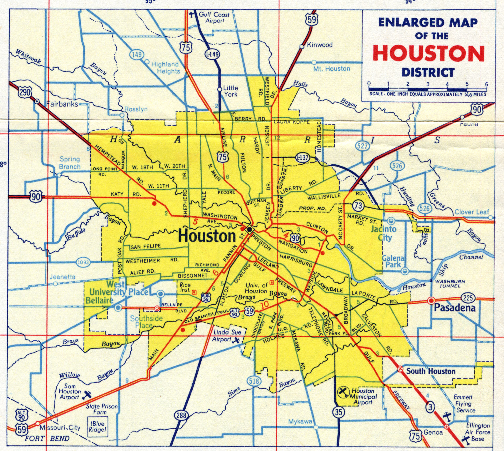 Cultural Map Of Houston Houston Map Houston Texas Liv - vrogue.co